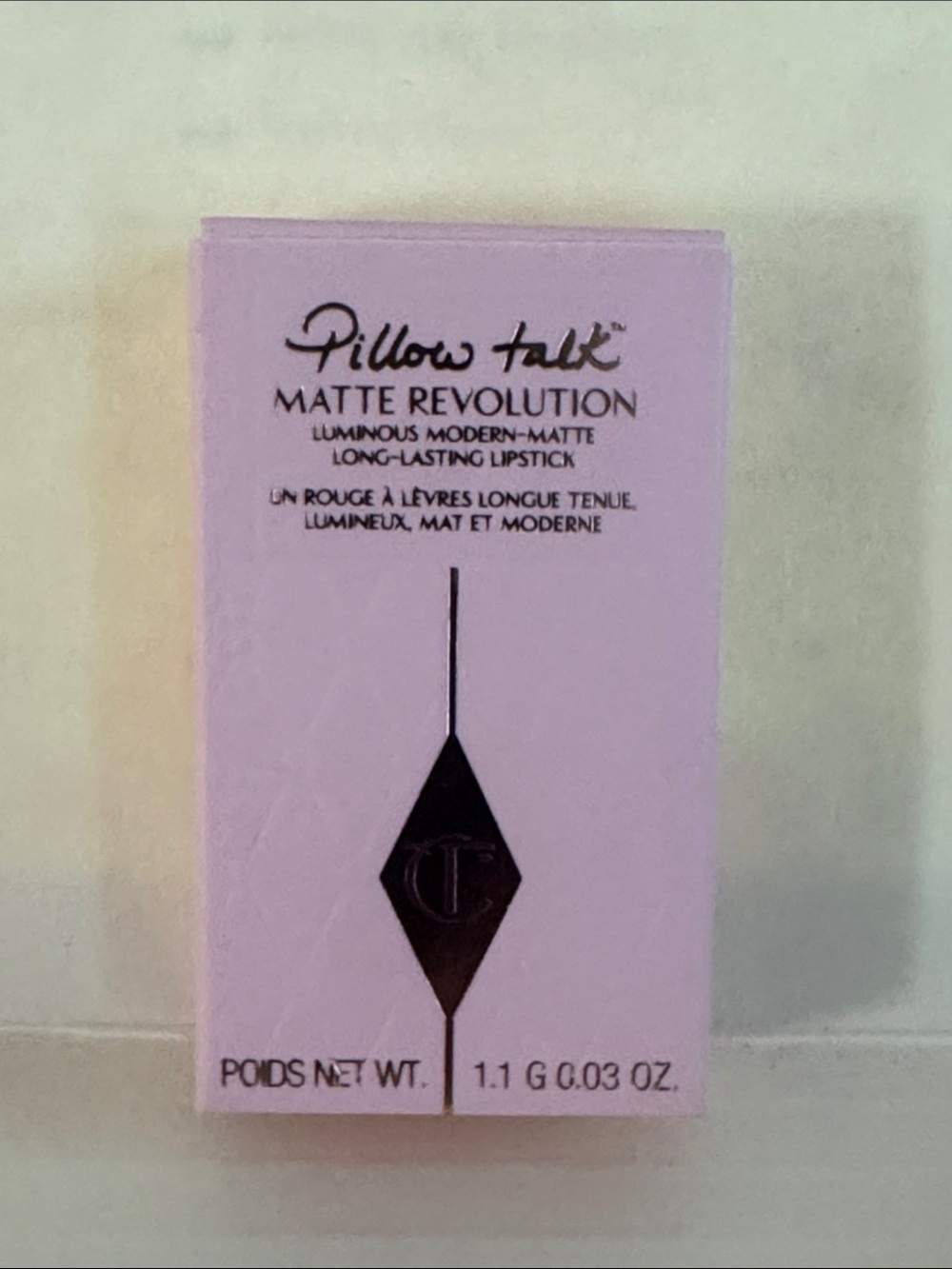 Charlotte Tilbury Mini Lipstick Pillow Talk Medium Matte Revolution 0.03oz NIB